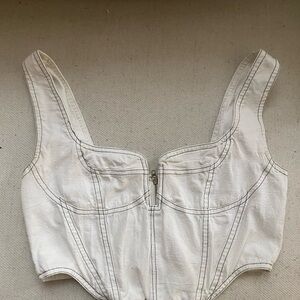 White Corset Top